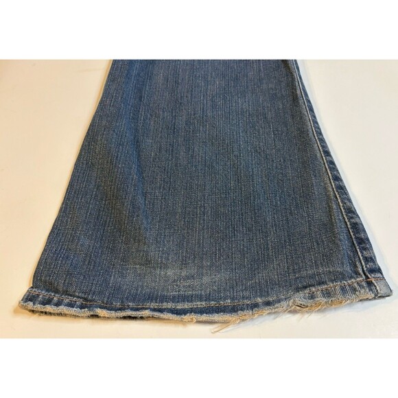 Abercrombie & Fitch Y2K Vintage Low Rise Flare Leg Boot Cut Jeans Womens Size 12 - Picture 10 of 11